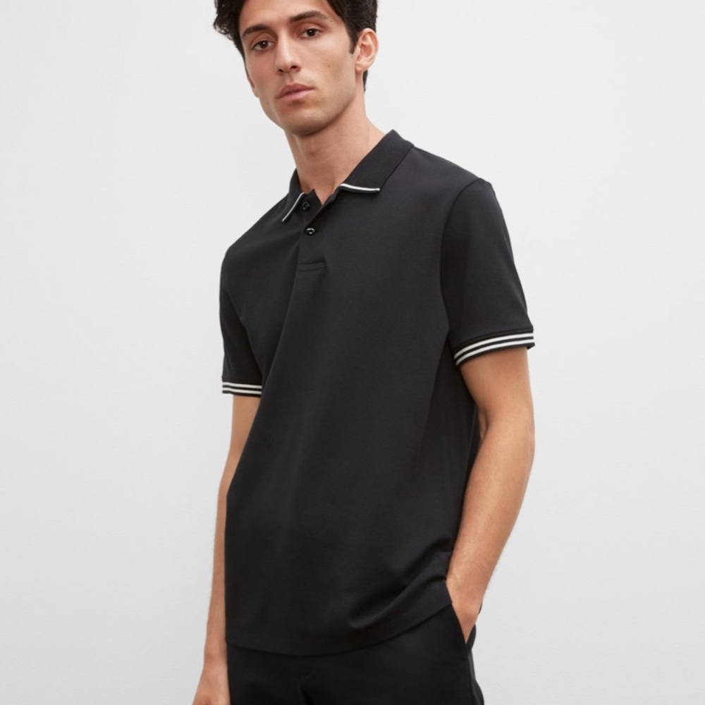 Club Monaco Tipped Collar Polo